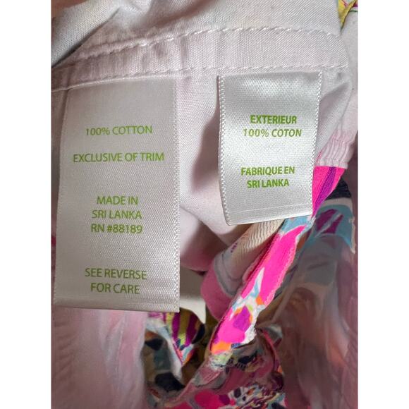 Lilly Pulitzer Pink Floral Print Callahan Casual Shorts Size 2 - Picture 6 of 7